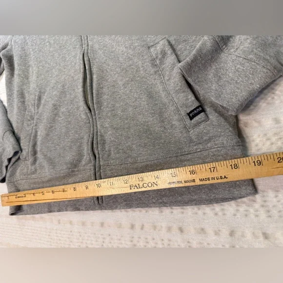 Prana Men's Heather Grey Zip Hoodie - Picture 5 of 9